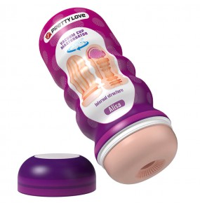 PRETTY LOVE - Alisa Vacuum Cup Masturbator With Red Sucker Ball